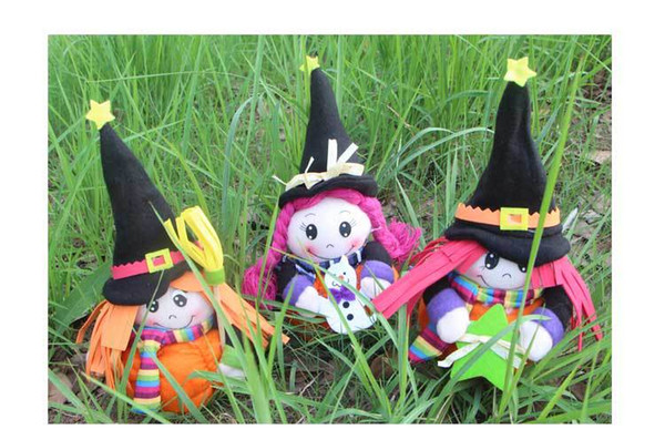 Halloween gift adorable pumpkin doll creative plush toys school set up props