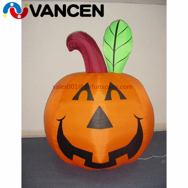 Outdoor Decoration Inflatable Halloween Decoration Inflatable Pumpkin with Led Light Yard Decor Seasonal with free blower