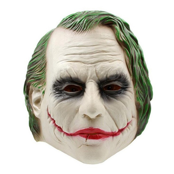 TOFOCO New Tricky Men Halloween Horror Dark Knight Scary Masks Latex Batman Clown Mask Pinhead Joke Prank Toy Novelty Shocker
