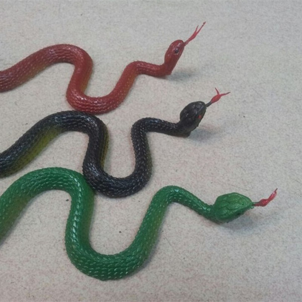 Rubber High Simulation Toy Snake Model Funny Scary Kids Emulation Gag Toys Halloween Prank Prop For Party Decor 2fh WW