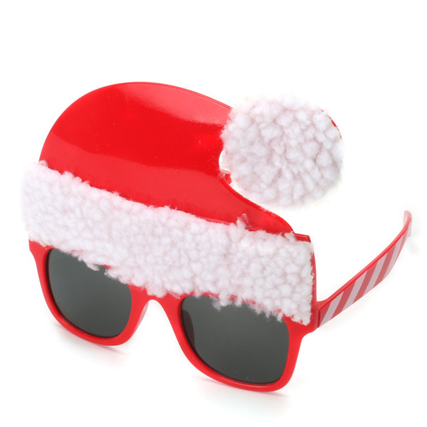 Christmas glasses Mask Xmas party decoration props ornament Santa Claus Party glasses Photo props PROM glasses Halloween Supplies AAA1160