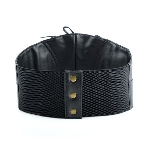 Wide Waist Belt - Sexy Women Slim Girdle Buckle Wide Waistband - Stretchy Belts Decoration Fashion Dress Accessories Cummerbunds