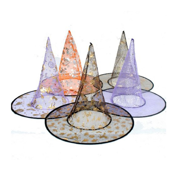 New Colorful Halloween Costumes decoration Hallowmas Party Props All Saints'Day Cool Witches Wizard Hats hat Cup factory price