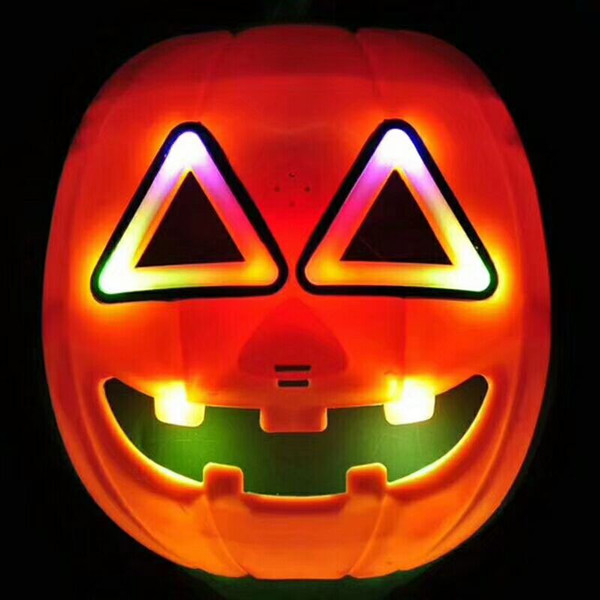 Christmas Halloween LED Flash Mask Children Halloween Masks Glowing Lighting Mask Avengers Hulk Captain America Ironman Spiderman Party Mask