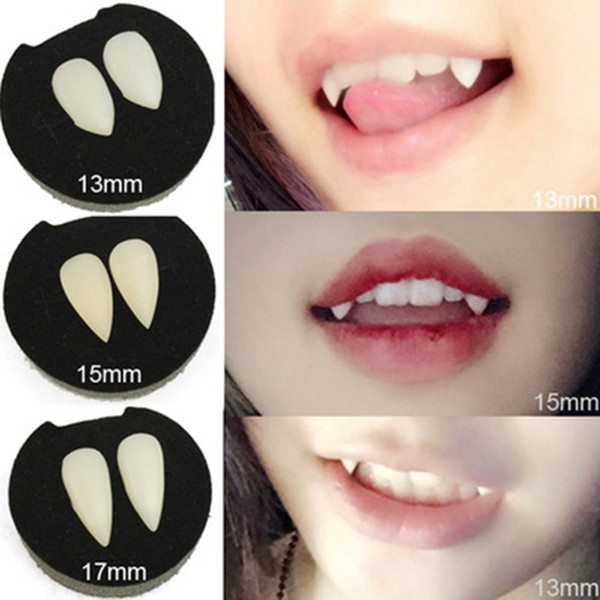4 Styles Horrific Fun Clown Dress Vampire Teeth Halloween Party Dentures Props Zombie Devil Fangs Tooth 0601818