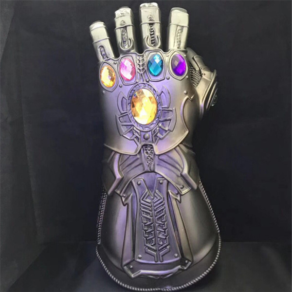 hot sale Movie Avengers 3 Infinity War LED Infinity Gauntlet Thanos LED Gloves Halloween Party Cosplay Props New