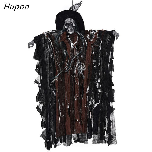 Voiced Control Halloween Hanging Ghost Grim Reaper Haunted House Hanging Horror Props Festival Halloween Decorations Supplies