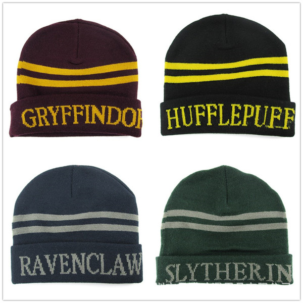 Harry Potter College Hat 4 Roles 4 Color Gryffindor Hufflepuff Slytherin Ravenclaw Halloween Cosplay Novelty Toy