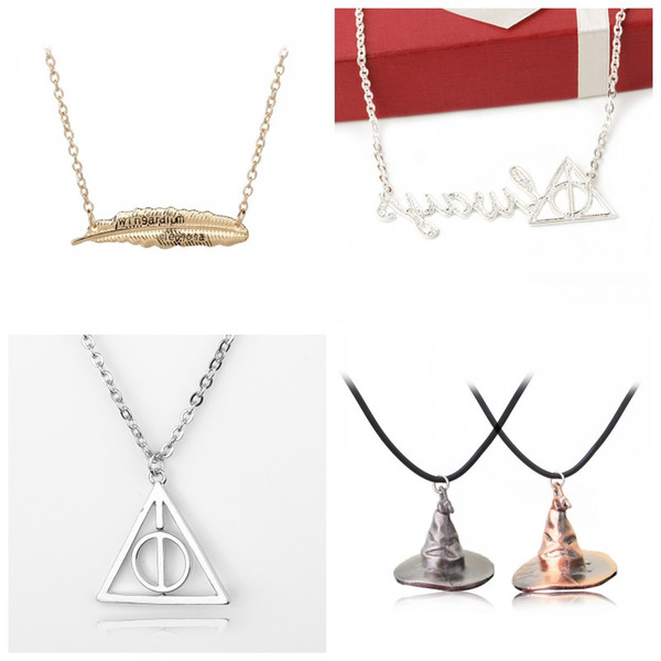 Magic Hat Necklace Resurrection Stone Pendant Triangle Retro Rotatable Multiple Styles Wear Resistant 2 7zj F1