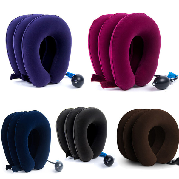 Neck Massager Air Cervical Neck Traction Soft Brace Device Head Back Shoulder Neck Pain Health Care