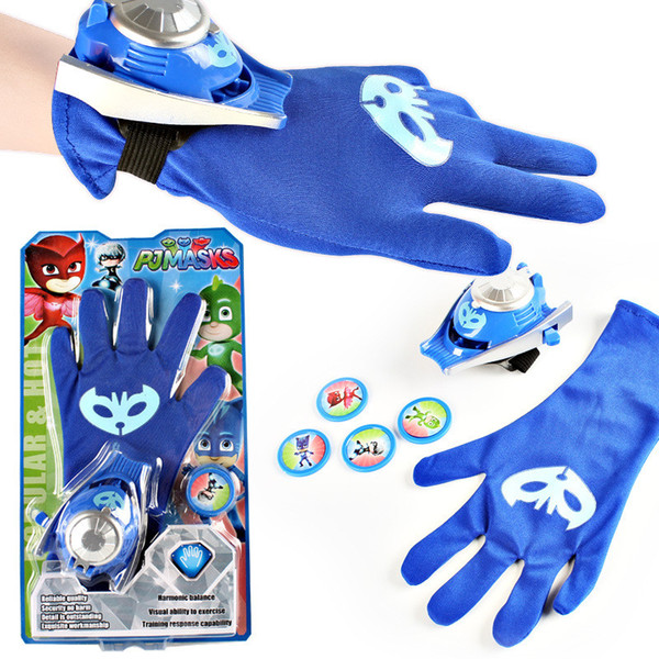 2018 DHL 168PCS/BOX Little PJ Prom Dress Up Items, Children's Halloween Pyjamas gloves ( Watches Masks Cloak)