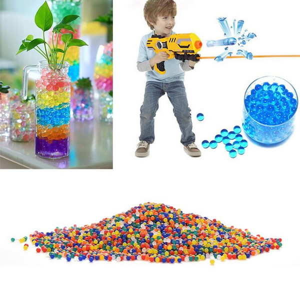 10000pcs/bag Water Beads MarvelBeads Crystal Soil for Orbeez Spa Refill Sensory Toy Soft Crystal Bullet Paintball Bullet Crystalbullet