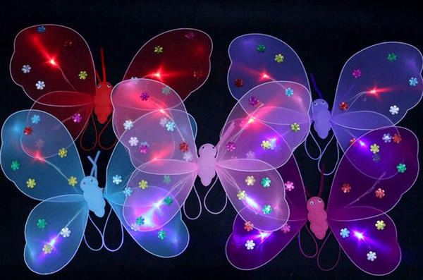 HOT Angel Butterfly wings three-piece butterfly wings, Halloween children performing photography props
