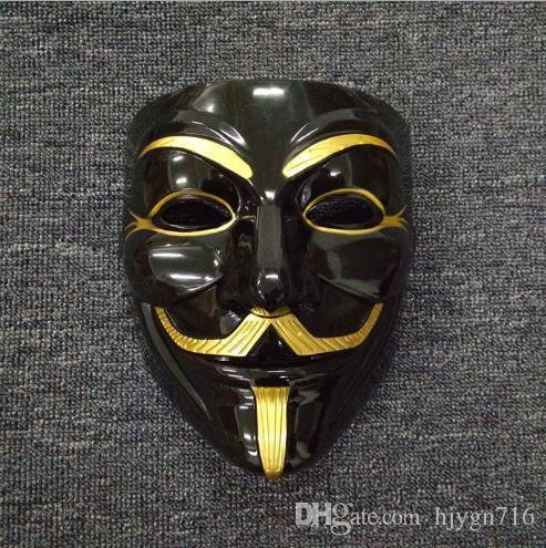 Halloween Masquerade Mask V mask film theme -V mask black