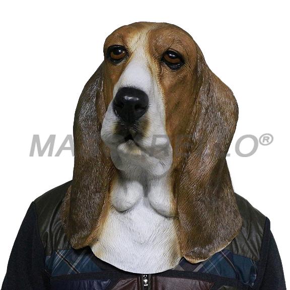 Cute Basset Hounds Dog Mask Cosplay Party Costume Halloween Masquerade Fancy Toys