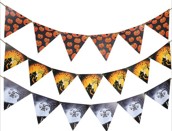 Christmas Halloween Festival Carnival Triangle Party Scene Decoration Bar Decoration Home Decor