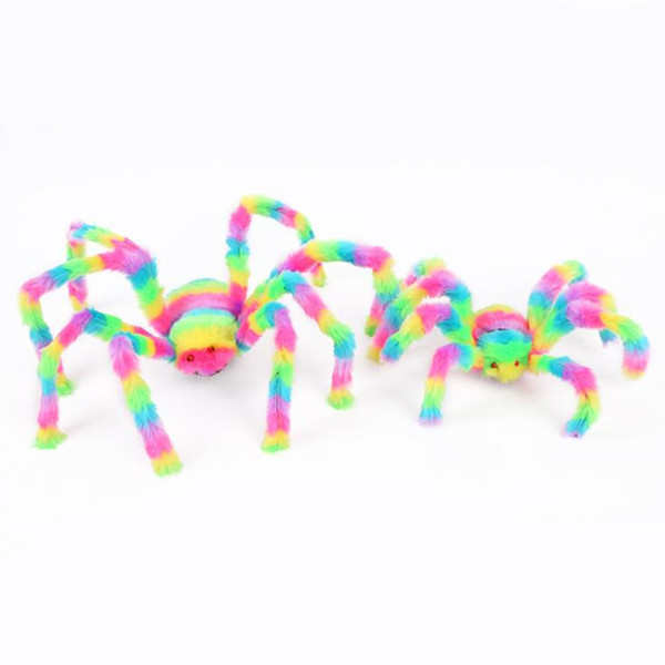 Halloween Fake Spider Props Scary Big Spider Children Adults Tricky Prank Toys Hallowmas Party Decoration