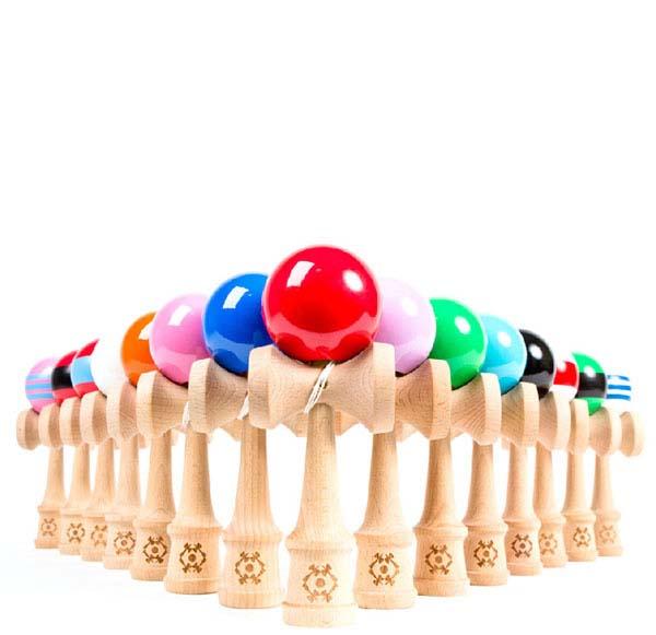 Children Sports Toys Factory Price Spring Jumbo Kendama Ball Japanese Wood Education Game Round Ball 18*6*7cm Cheap Free Shipping