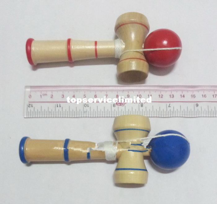 DHL Free 100pcs Kendama Ball Japanese Traditional Wood Game Toy Education Gift