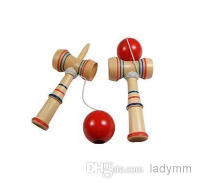 Wholesale - Free shipping Funny Japanese Traditional Wood Game Toy Kendama Ball Education Gift New