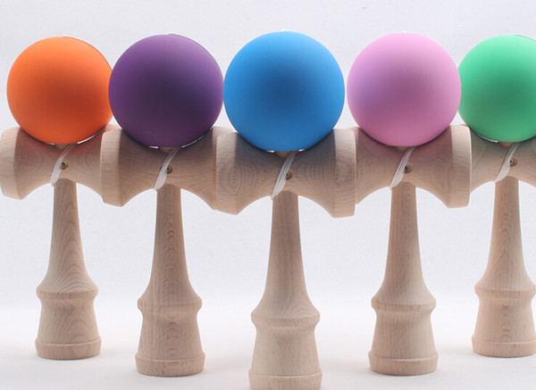 Big size 19*6cm Kendama Ball Japanese Traditional Wood Game Toy Education Gift Amusement Toys 15 colors DHL Free