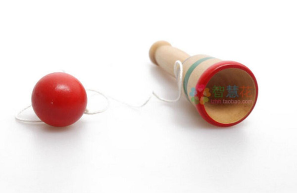 Hot Sell Skill Ball Cup Sword Ball Hand Eye Coordination Exercise Wooden Toy Game Sports Toy