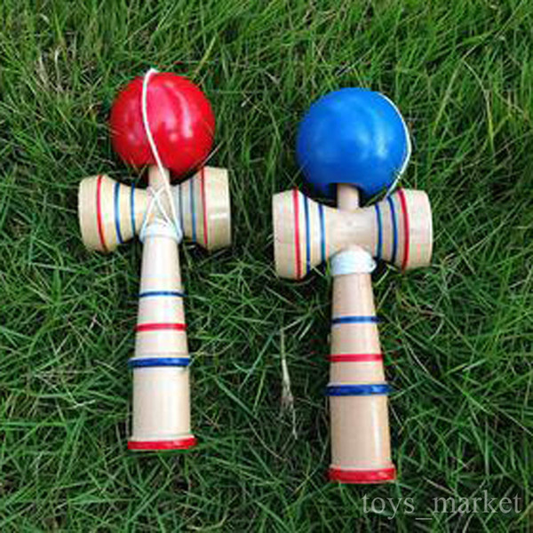 Hot Funny Japanese Traditional Wood Game Toy Kendama Skills Ball Education Toy Gift New Free Shipping