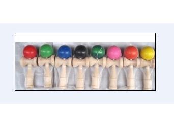 Freeshipping mix Colors Available 19CM Kendama Toy Japanese Traditional Wood ball Game Toy Education Gifts, 200PCS