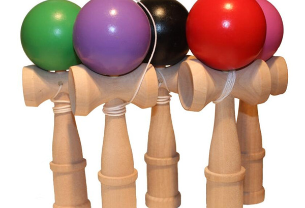 big size 19*6cm Kendama Ball Japanese Traditional Wood Game Toy Education Gift