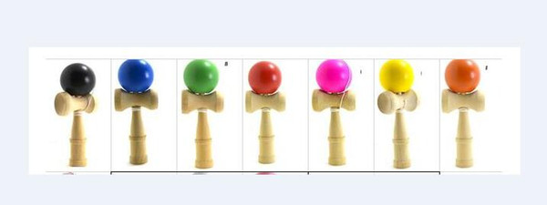 very cheap 200pcs mix Colors Available 19CM Kendama Toy Japanese Traditional Wood ball Game Toy Education Gifts