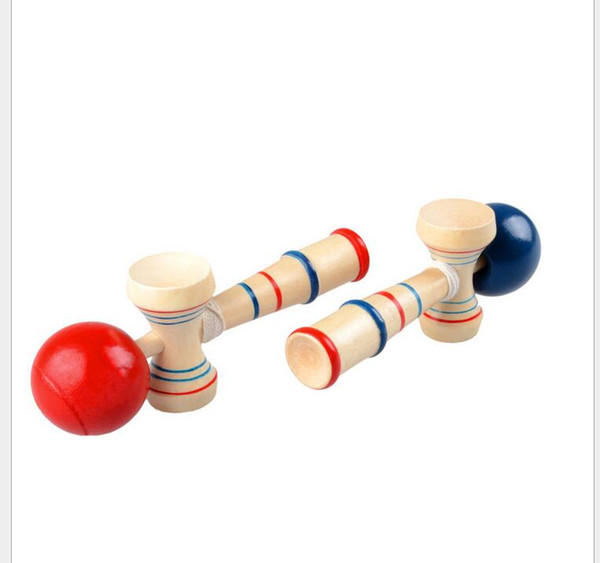 Japanese traditional wooden toys kendama skills ball crack jade sword ball 13cm kendama kids gift amusement wood Education toy sword ball