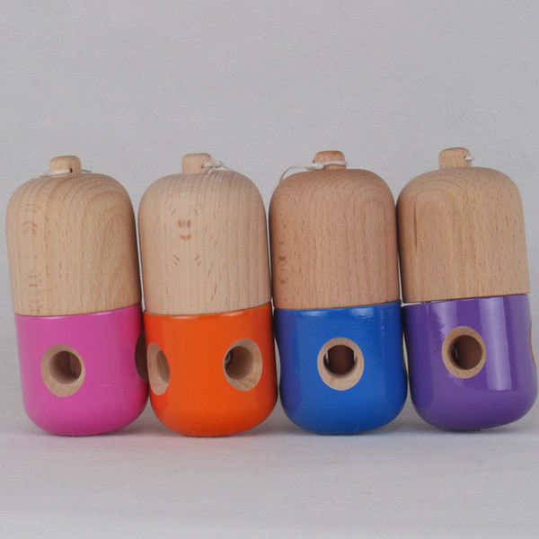 Wooden Juggling Balls Multi Color Funny 5 Hole Kendama Children Toy Novelty Gift New Arrive 10qq C