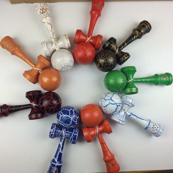 25cm full crack paint kendama professional gaming high quality full crack paint beech wholesale variety of colors to choose from