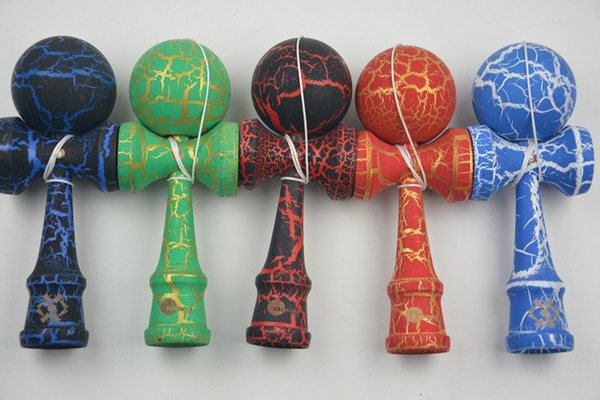 Free shipping FEDEXIP/DHL Japanese traditional wooden toys kendama skills ball crack jade sword ball 25cm kendama