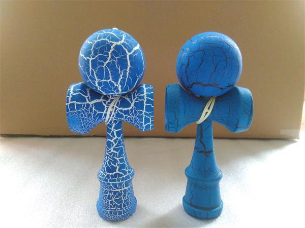 50pcs 25cm jumboCrack Paint Kendama Ball Skillful Juggling Game Ball Japanese Traditional Toy Balls Educational Toys Free shipping