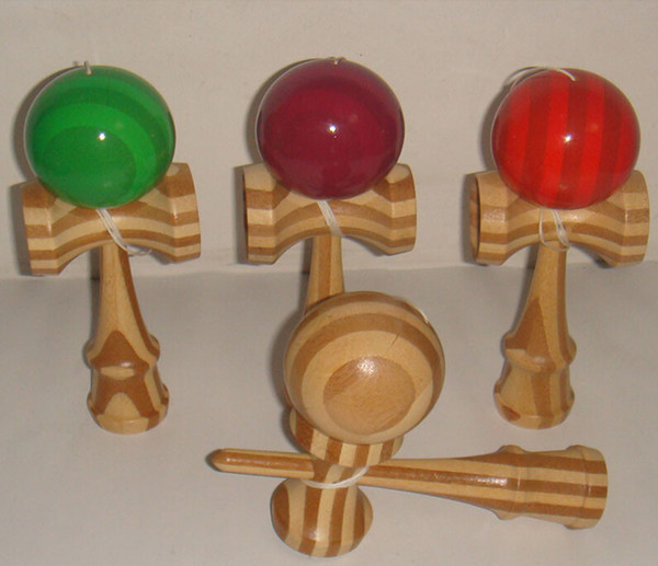 2016 Kendama Bamboo wood kendama Professional Free Shipping Size:18.5cm Funny Japanese Traditional Wood Game Toy