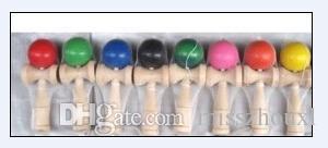 15 Colors Available 19CM Kendama Toy Japanese Traditional Wood ball Game Toy Education Gifts, 200PCS