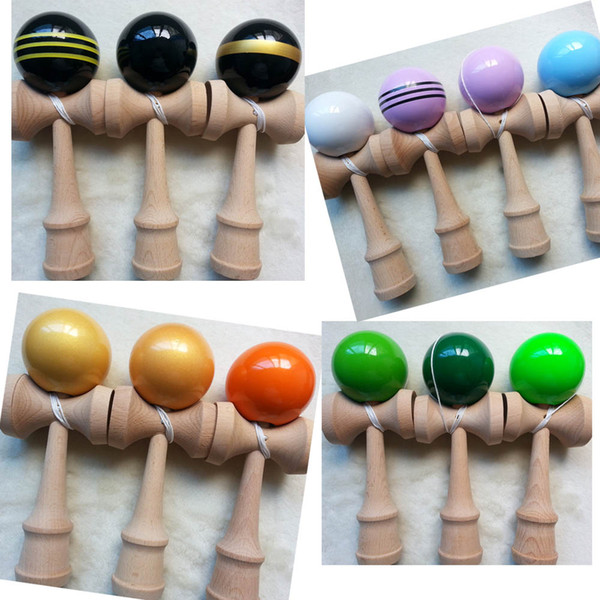 Via DHL/EMS, Jumbo Kendama Toy Japanese Traditional Wood Game Kids Toy PU Paint top quality games toys gifts 25x8CM