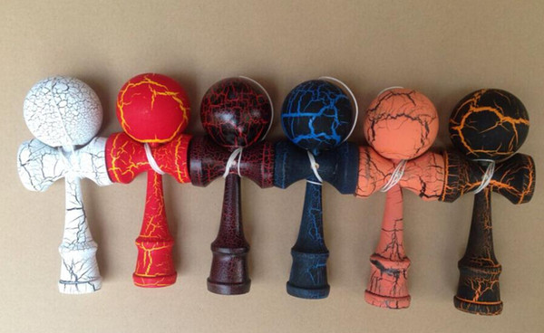 ball kendama Professional game top quality full crack paint beech