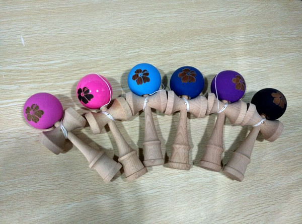 Wholesale New arrivals Free shipping flour ball kendama toy Game Kids toy handle Made of Beech free DHL 200PCS