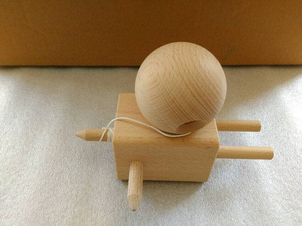 100PC hot New arrive beech wood kendama toy kendama Doll Kendama wooden game toy free DHL