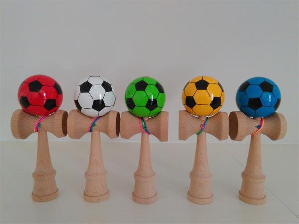 200piece football 18.5cm Rubber paint Game ball skills with a sword jade jade sword ball sword flexible paint kendama ball wholesale