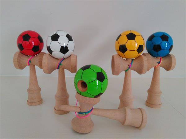 200piece football 18.5cm pu paint Game ball skills with a sword jade jade sword ball sword flexible paint kendama ball wholesale