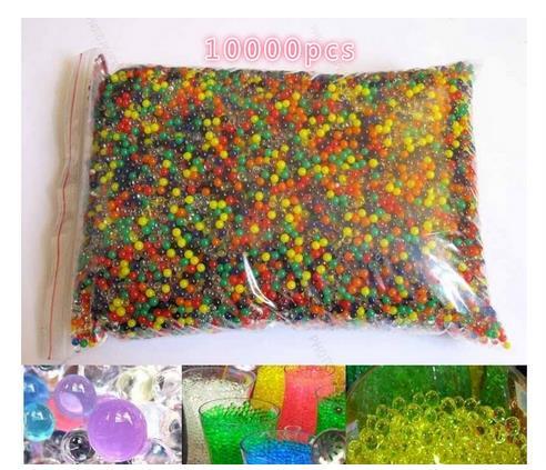 HOT SALE 10000pcs/bag Water Beads MarvelBeads for Orbeez Spa Refill Sensory Toy Soft Crystal Bullet Paintball Bullet Crystalbullet Watergunb