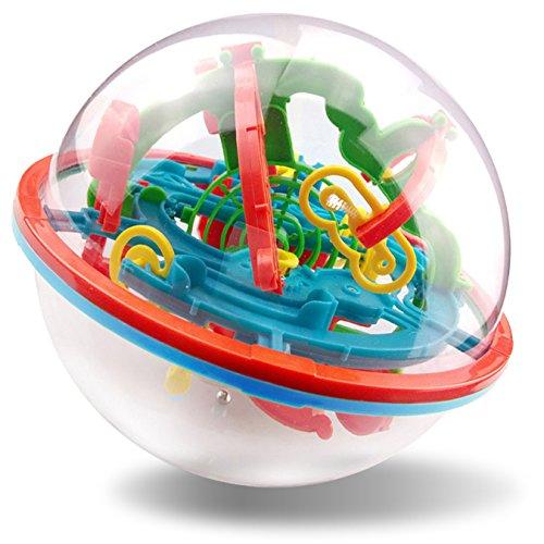 7TECH Maze Ball, 3D Magic Puzzle Game Flying Saucer Development with 100 Challenging Barriers Best Gift Education Toy Children Toys