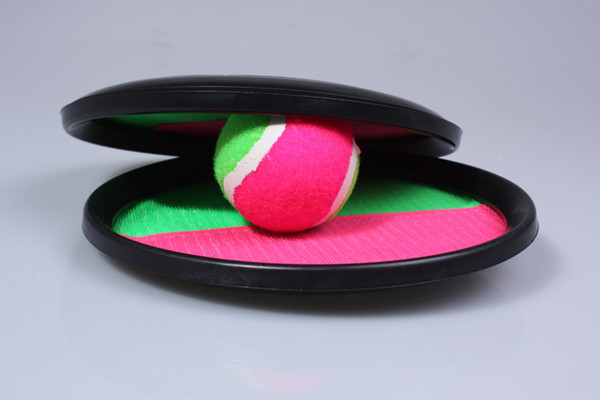 New Arrival 3pcs/set Ball Toys Sticky Target Racket Indoor and Outdoor Fun Sports Parent-Child Interactive Throw and Catch Novelty Items