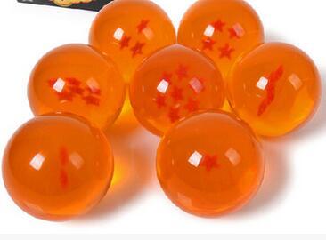 New animation dragonBall 7 stars Crystal Glass Ball set of 7pcs with Gift Box dragon ball