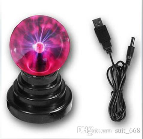 Luminous lightning magic electrostatic ion USB interface creative birthday gift wholesale magic ball lamp