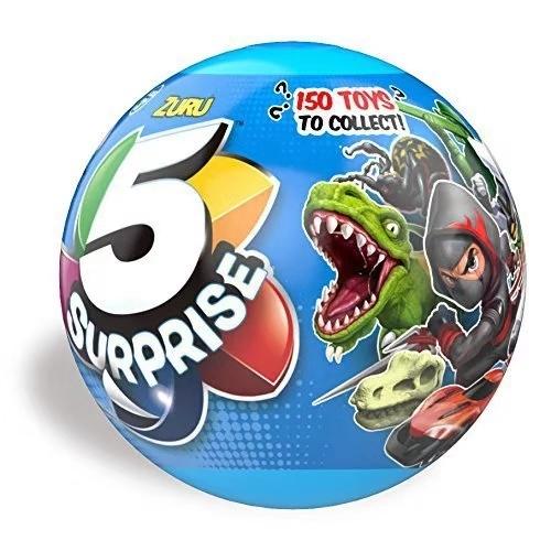 5 pieces Surprise doll 5 petals surprise ball petals children's youth gift ball marine version series creative toys