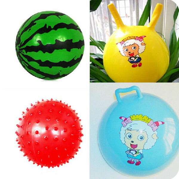 Kindergarten special children's inflatable ball. Baby watermelon balls, pat a small ball. Croissants ball 66g